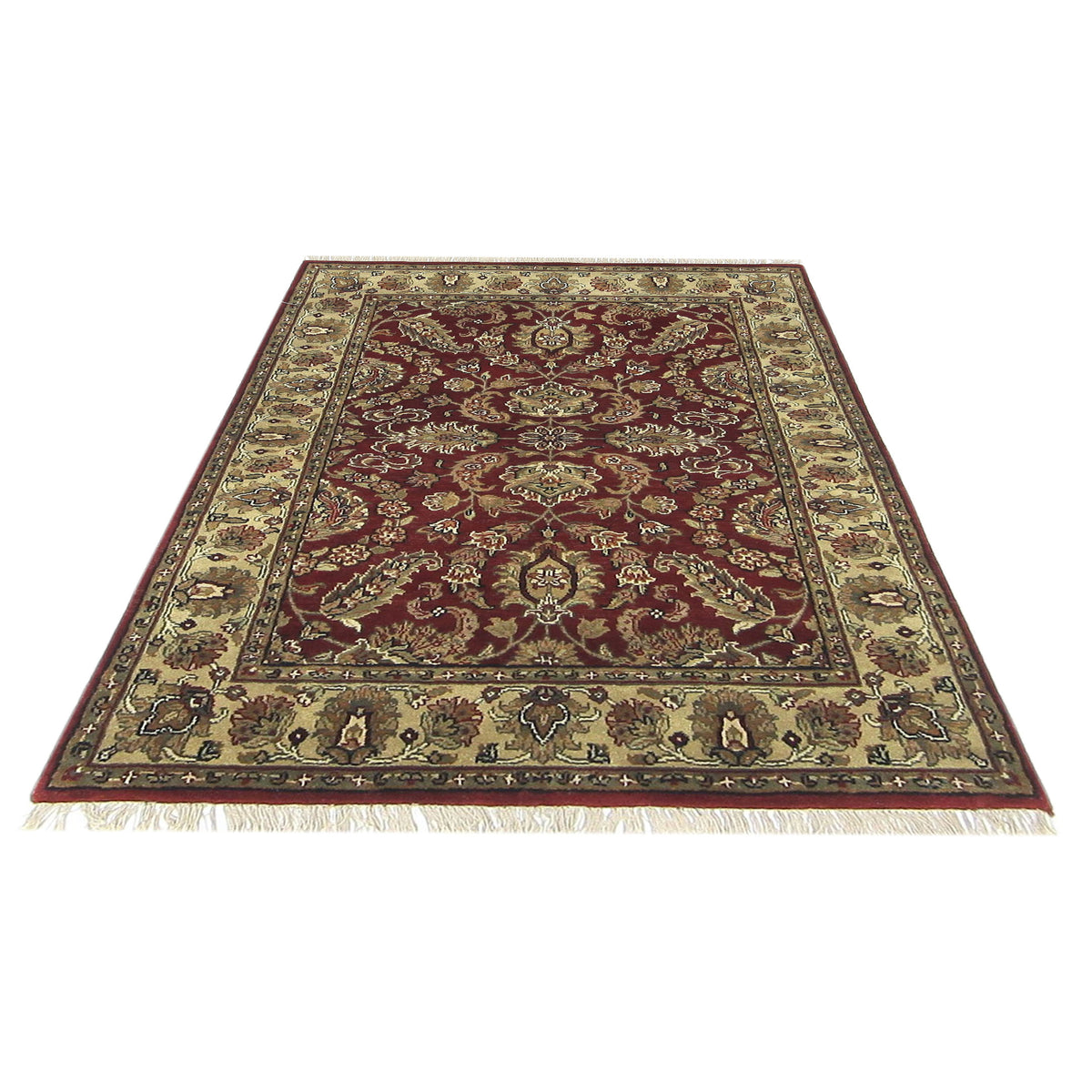 Pacific Royal 40635 Red Gold Traditional Hand Knotted Rug
