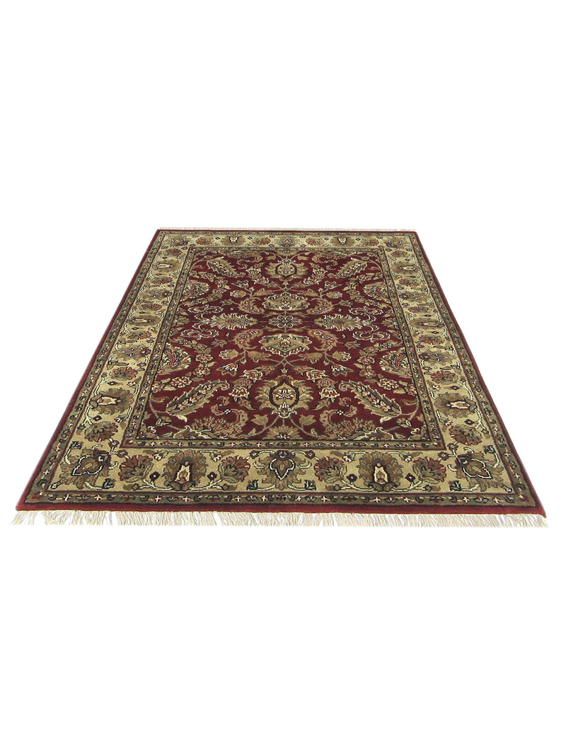 Pacific Royal 40635 Red Gold Traditional Hand Knotted Rug