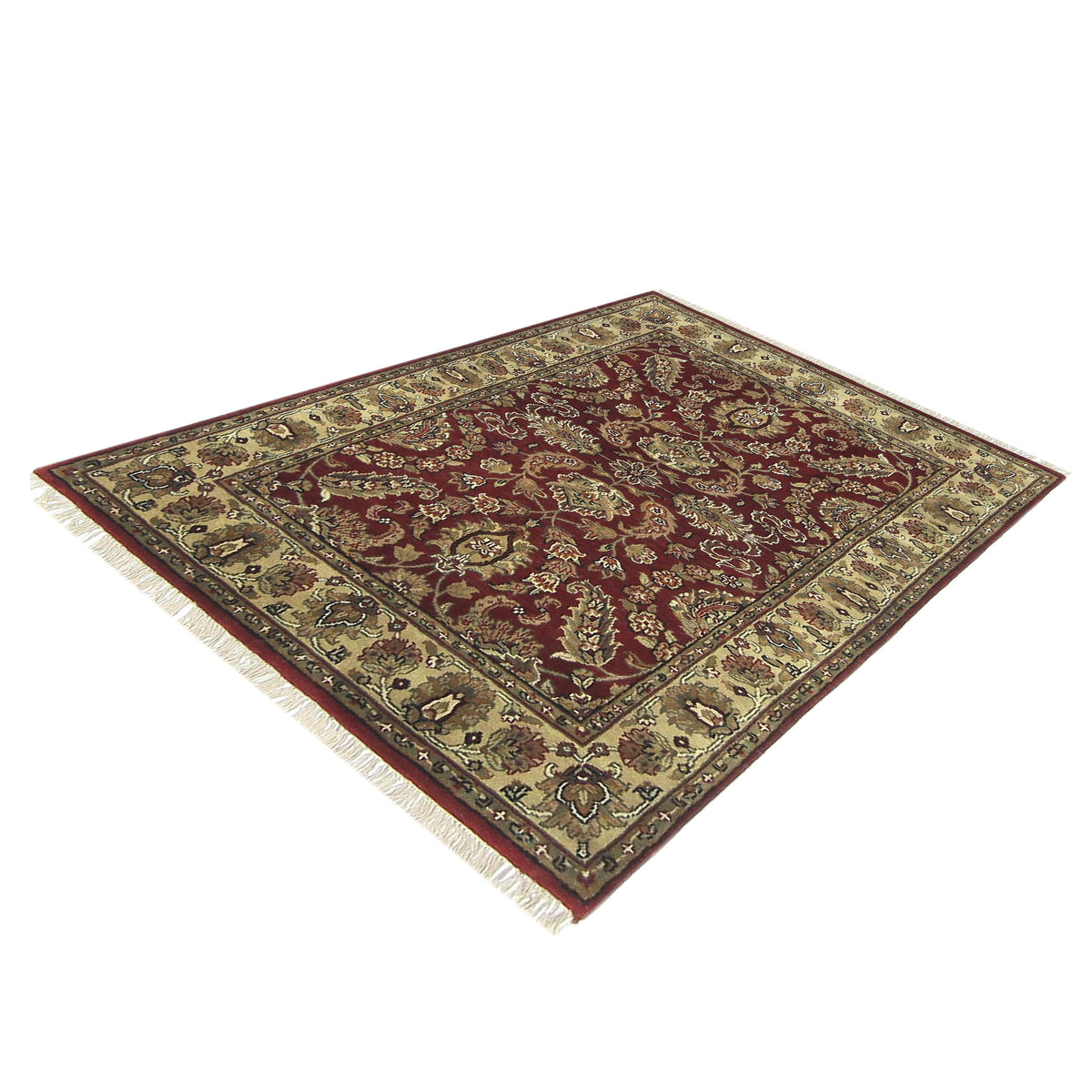 Pacific Royal 40635 Red Gold Traditional Hand Knotted Rug