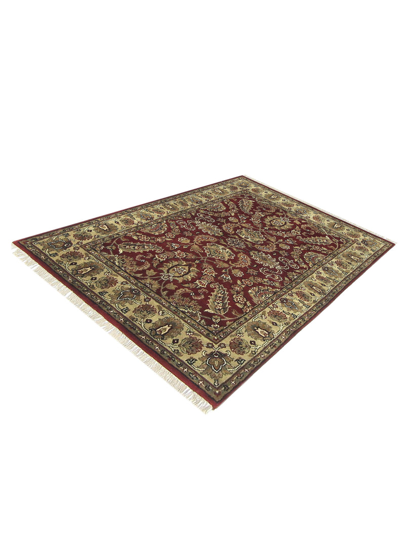Pacific Royal 40635 Red Gold Traditional Hand Knotted Rug