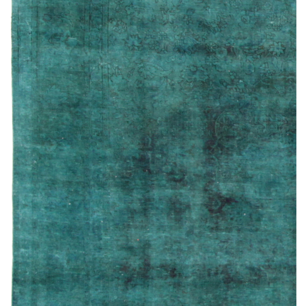 Pacific Overdyed 40681 Green Green Transitional Hand Knotted Rug