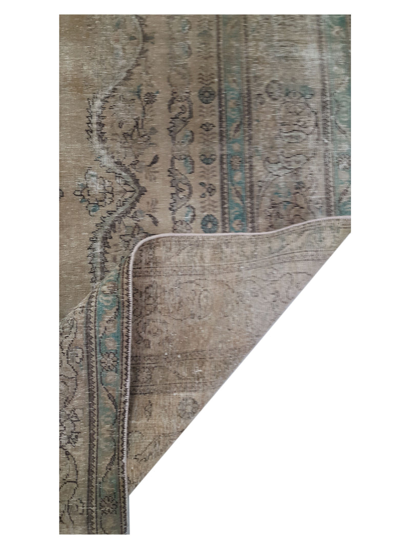 Pacific Vintage 40686 Lt.Brown Lt.Brown Vintage Hand Knotted Rug