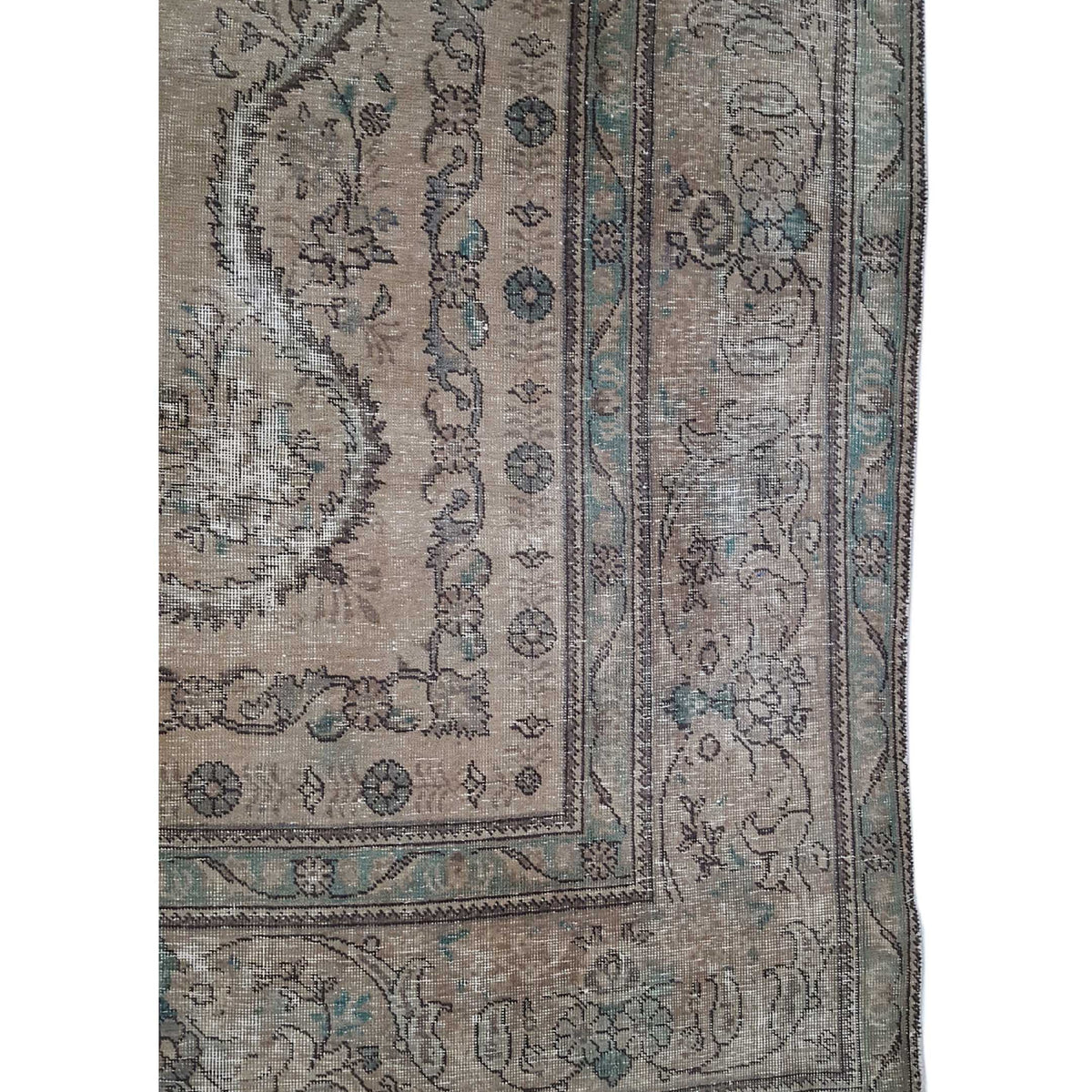 Pacific Vintage 40686 Lt.Brown Lt.Brown Vintage Hand Knotted Rug
