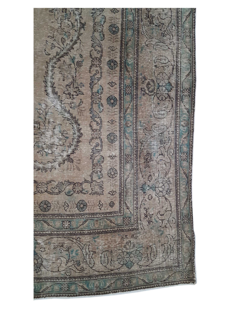 Pacific Vintage 40686 Lt.Brown Lt.Brown Vintage Hand Knotted Rug