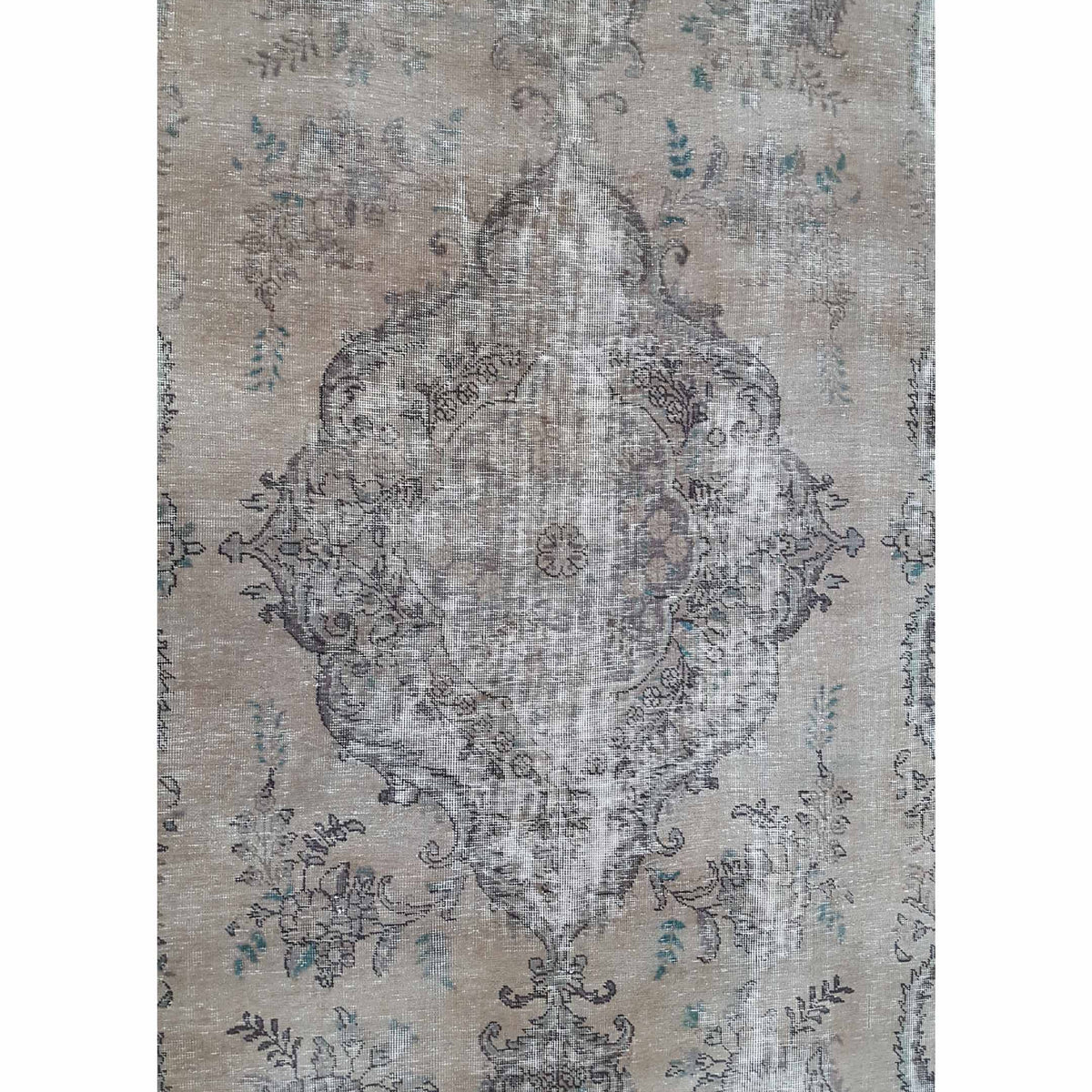 Pacific Vintage 40686 Lt.Brown Lt.Brown Vintage Hand Knotted Rug