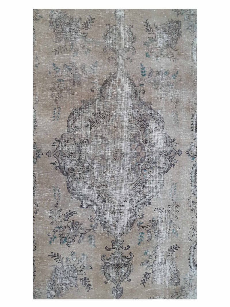 Pacific Vintage 40686 Lt.Brown Lt.Brown Vintage Hand Knotted Rug