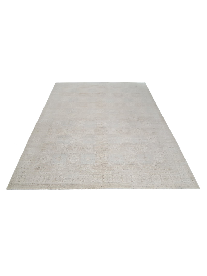 Pacific Ziegler 40700 Lt.Blue Ivory Transitional Hand Knotted Rug