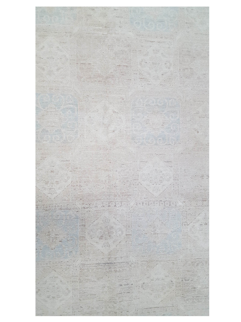 Pacific Ziegler 40700 Lt.Blue Ivory Transitional Hand Knotted Rug