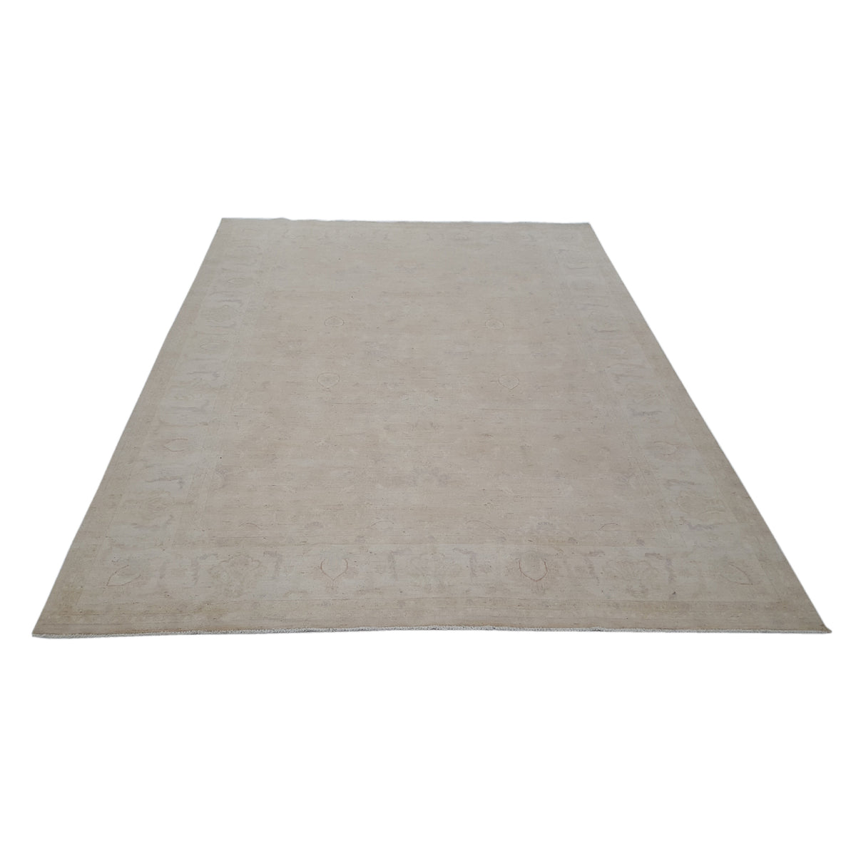 Pacific Ziegler 40702 Beige Beige Transitional Hand Knotted Rug