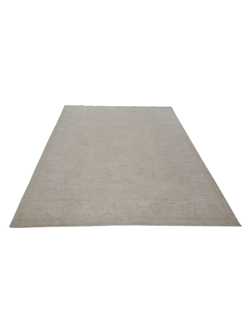 Pacific Ziegler 40702 Beige Beige Transitional Hand Knotted Rug
