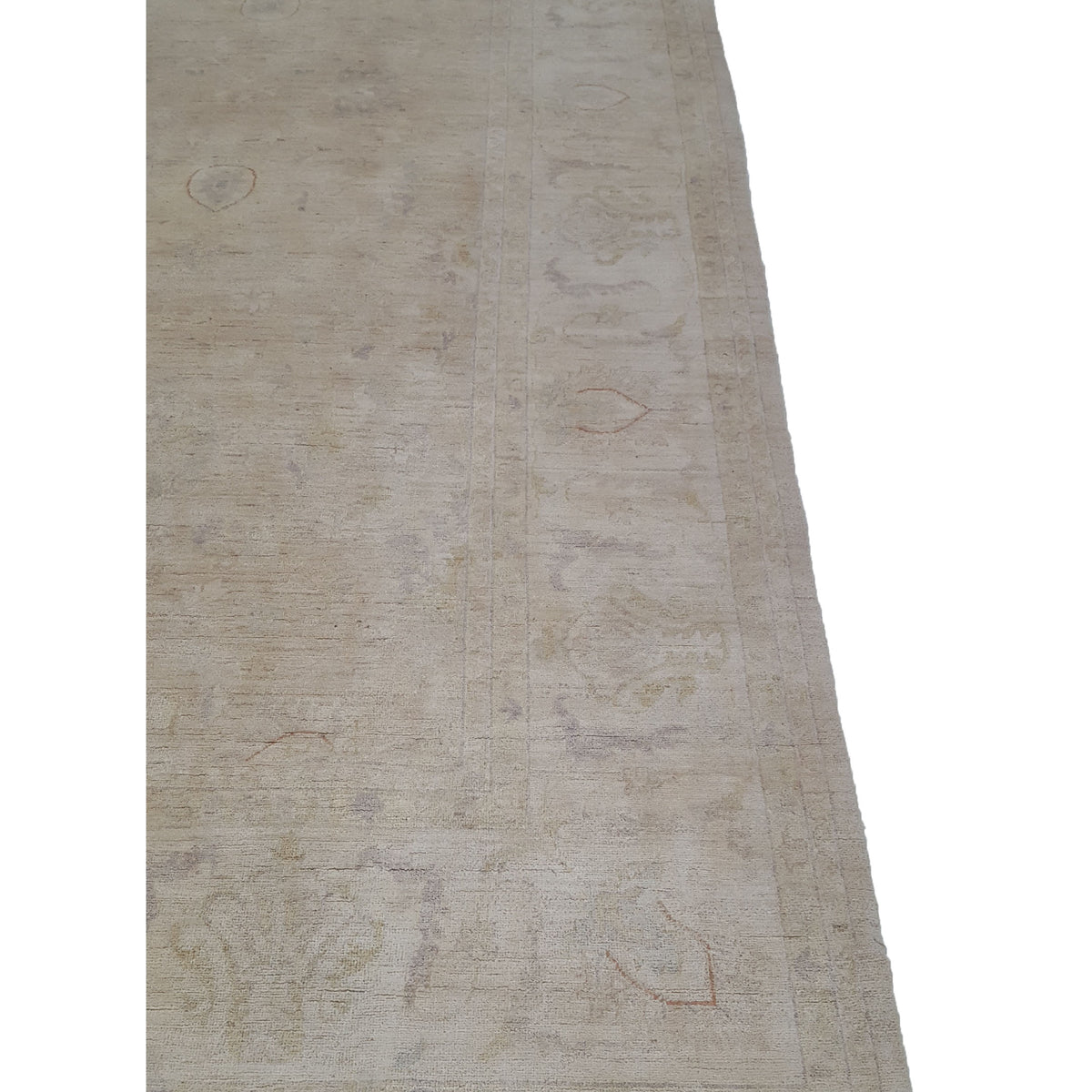 Pacific Ziegler 40702 Beige Beige Transitional Hand Knotted Rug