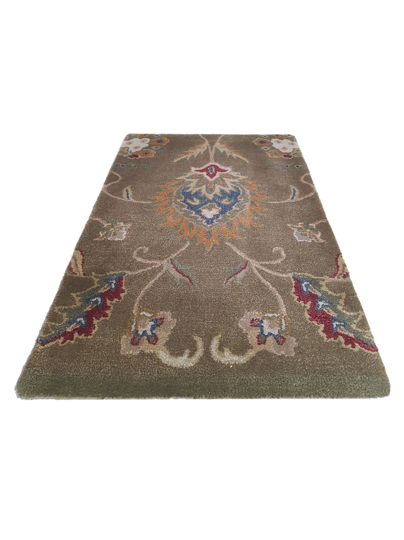 Aira Tempest 40735 Brown Brown Transitional Hand Tufted Rug