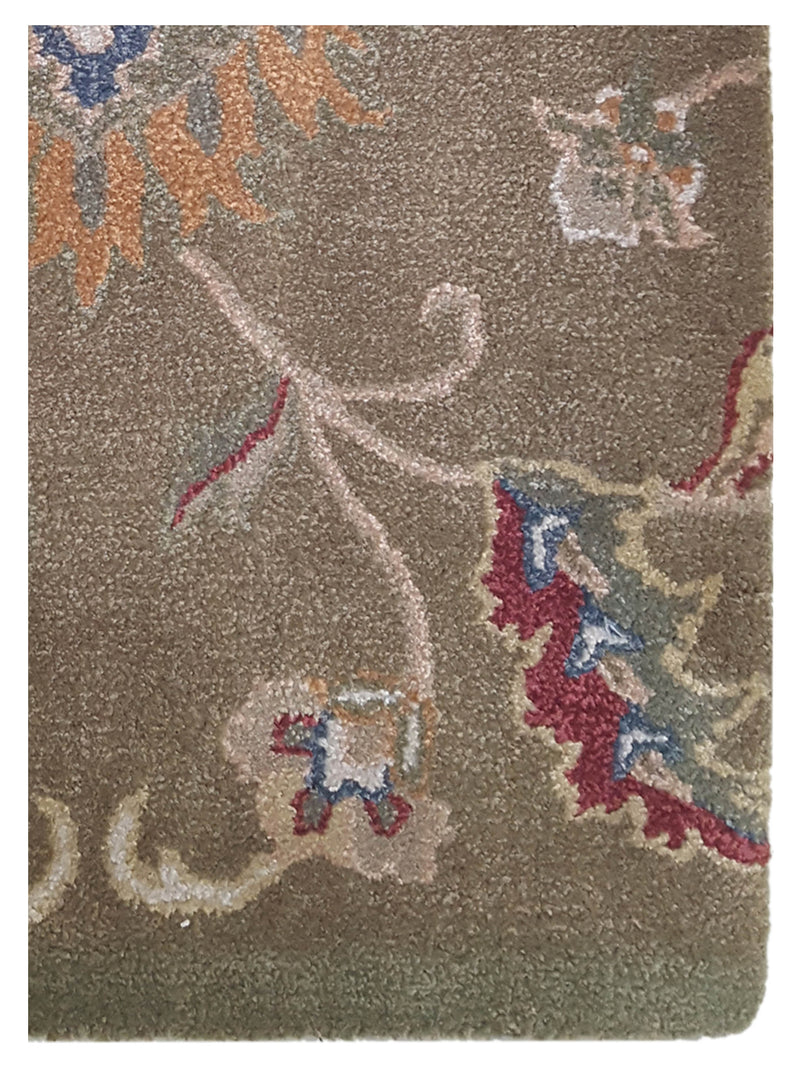 Aira Tempest 40735 Brown Brown Transitional Hand Tufted Rug