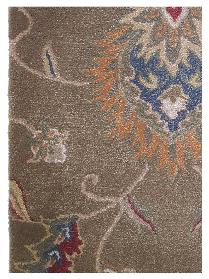 Aira Tempest 40735 Brown Brown Transitional Hand Tufted Rug