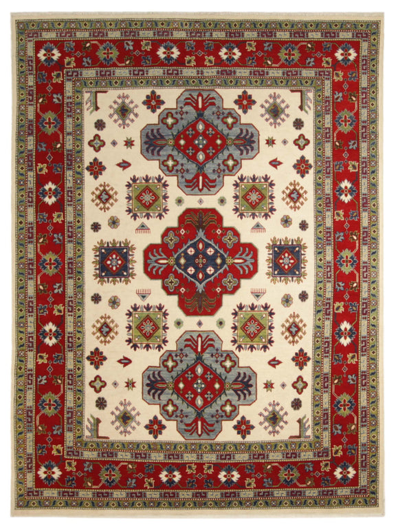 Pacific Kazak  Ivory Red Traditional
