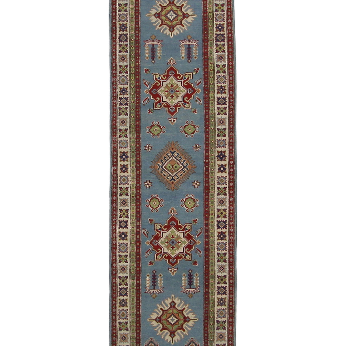 Pacific Kazak  Blue Ivory Traditional