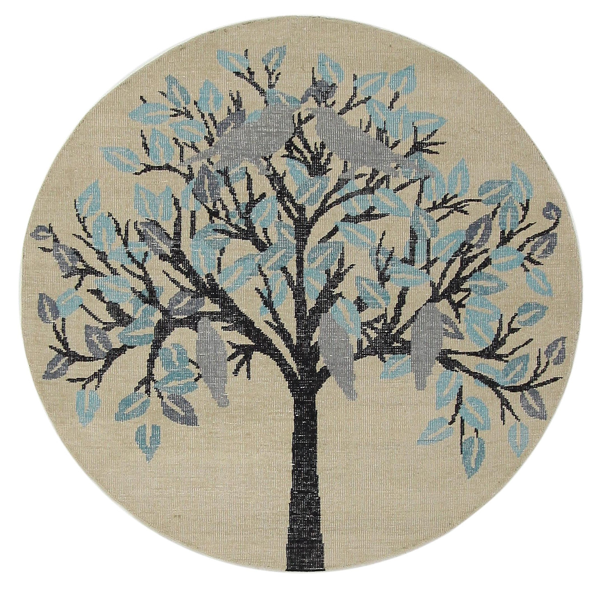 Pacific Vintage Tree Of  Life  Ivory Green Vintage
