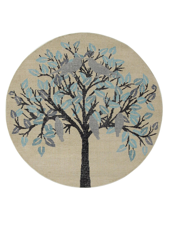 Pacific Vintage Tree Of  Life  Ivory Green Vintage