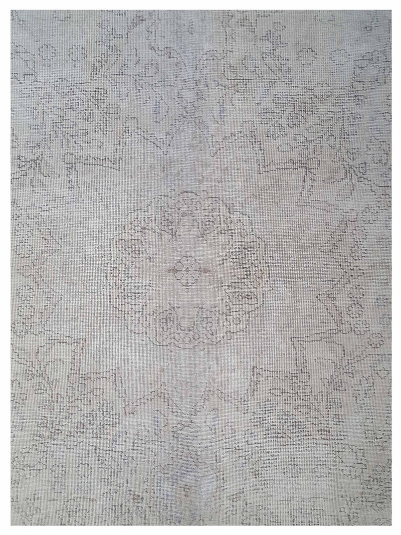 Pacific Vintage 40919 Beige Beige Vintage Hand Knotted Rug