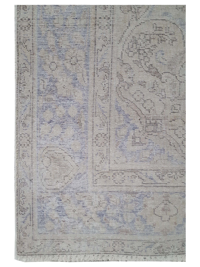 Pacific Vintage 40919 Beige Beige Vintage Hand Knotted Rug