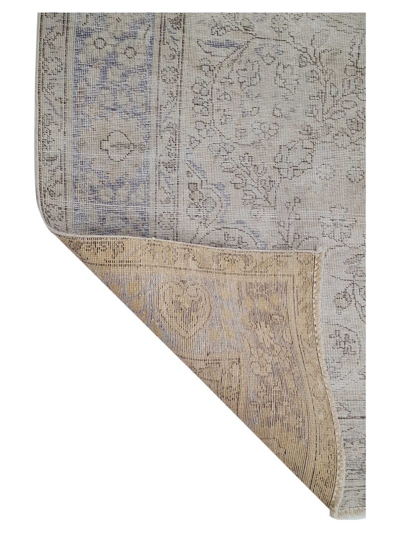 Pacific Vintage 40919 Beige Beige Vintage Hand Knotted Rug