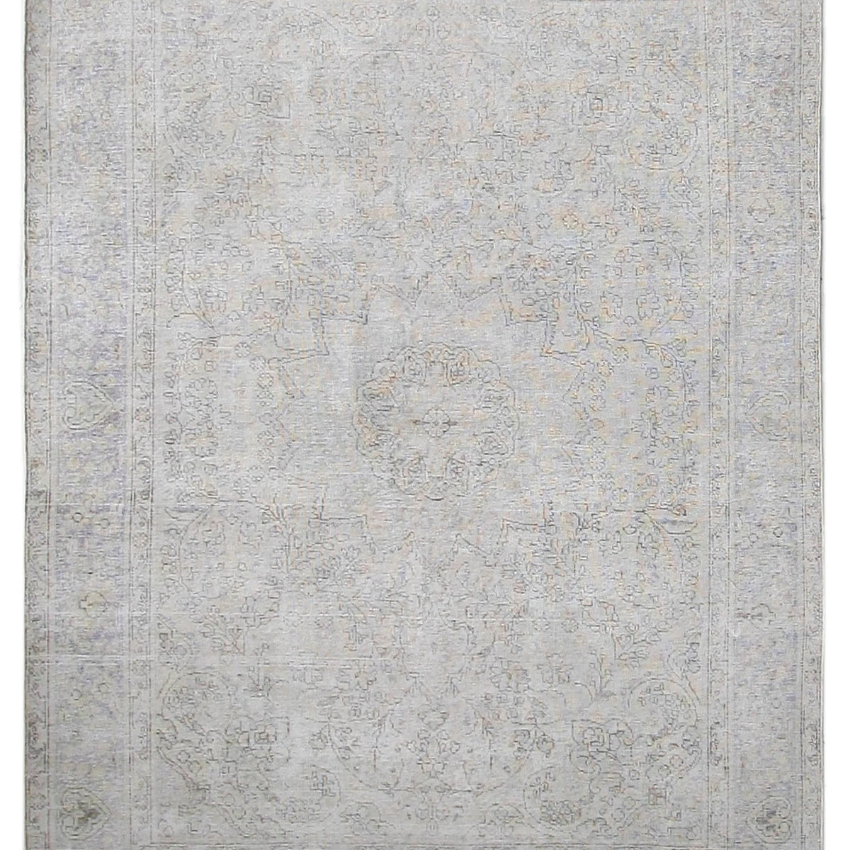 Pacific Vintage 40919 Beige Beige Vintage Hand Knotted Rug
