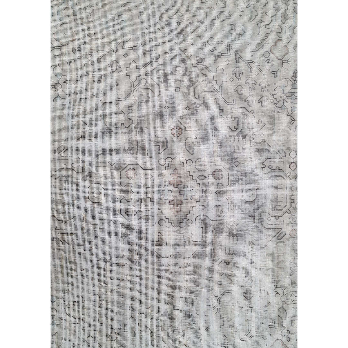 Pacific Vintage 40937 Beige Beige Vintage Hand Knotted Rug