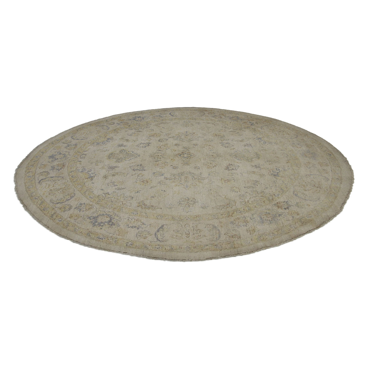 Pacific Ziegler 40938 Ivory Ivory Transitional Hand Knotted Rug