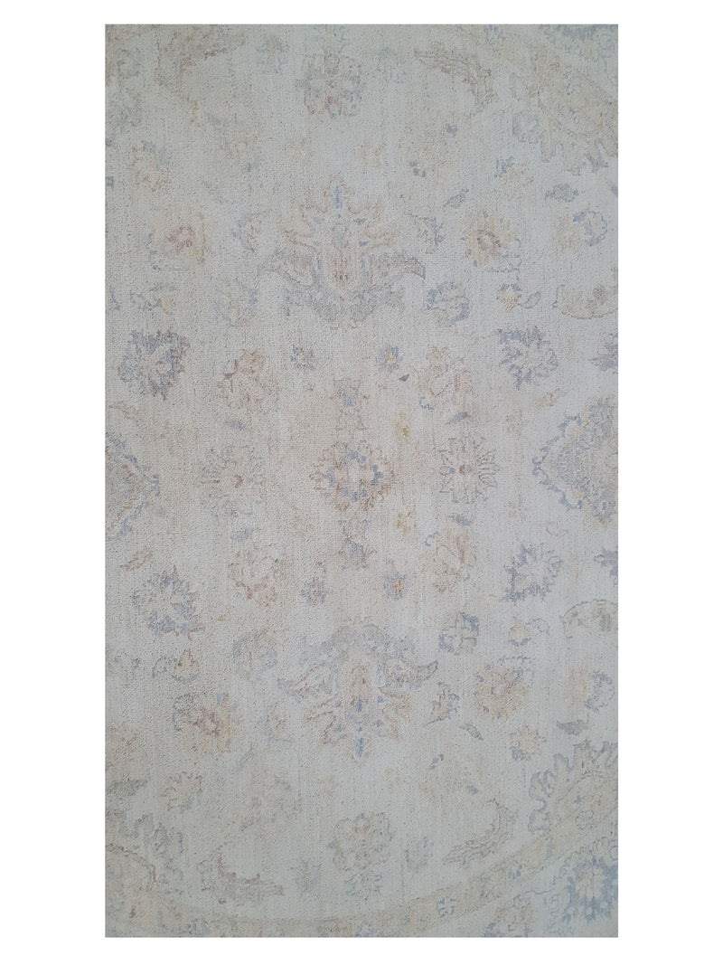 Pacific Ziegler 40938 Ivory Ivory Transitional Hand Knotted Rug
