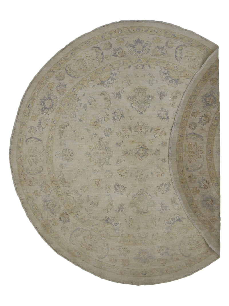Pacific Ziegler 40938 Ivory Ivory Transitional Hand Knotted Rug