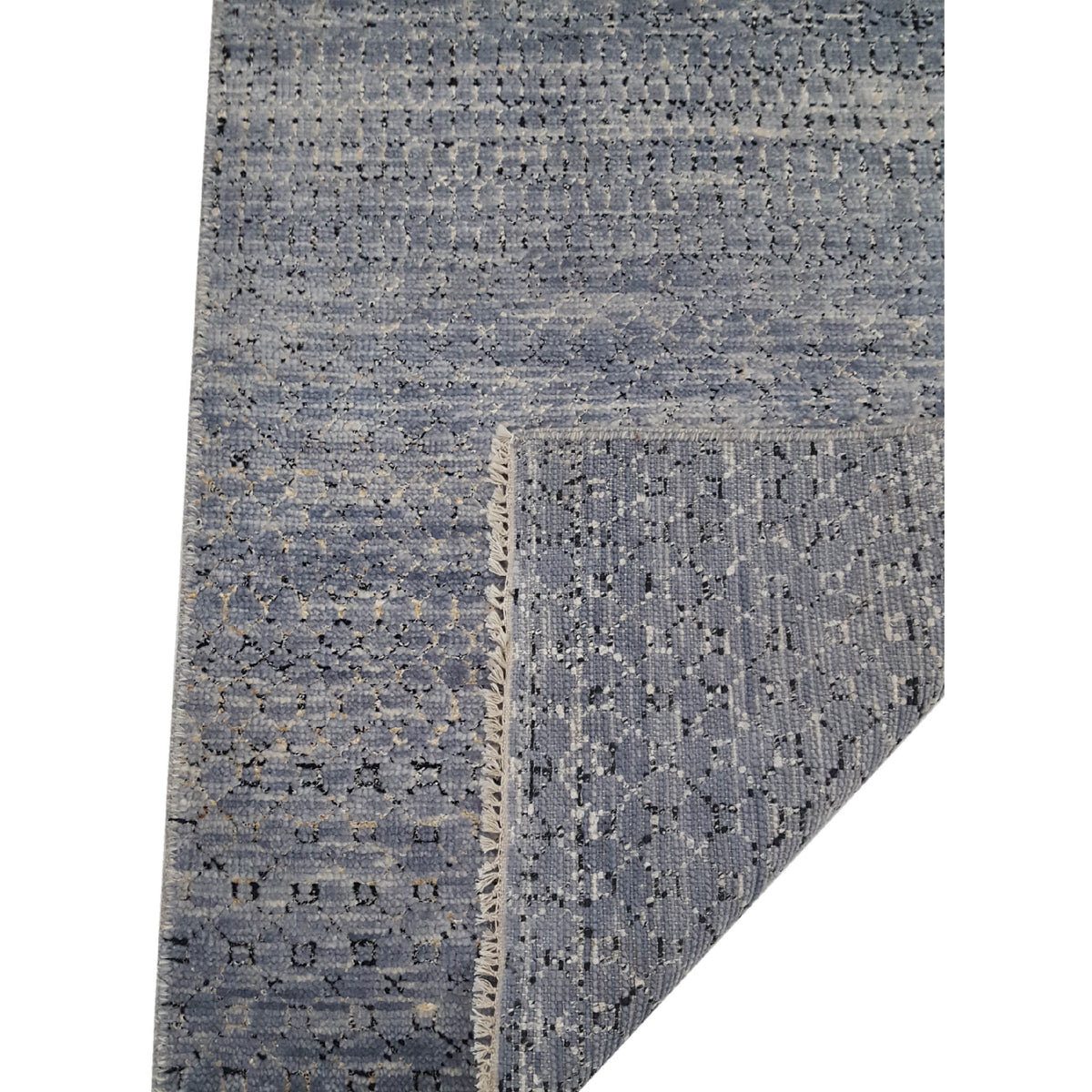 Pacific Soft Melody 40943 Grey Grey Transitional Hand Knotted Rug