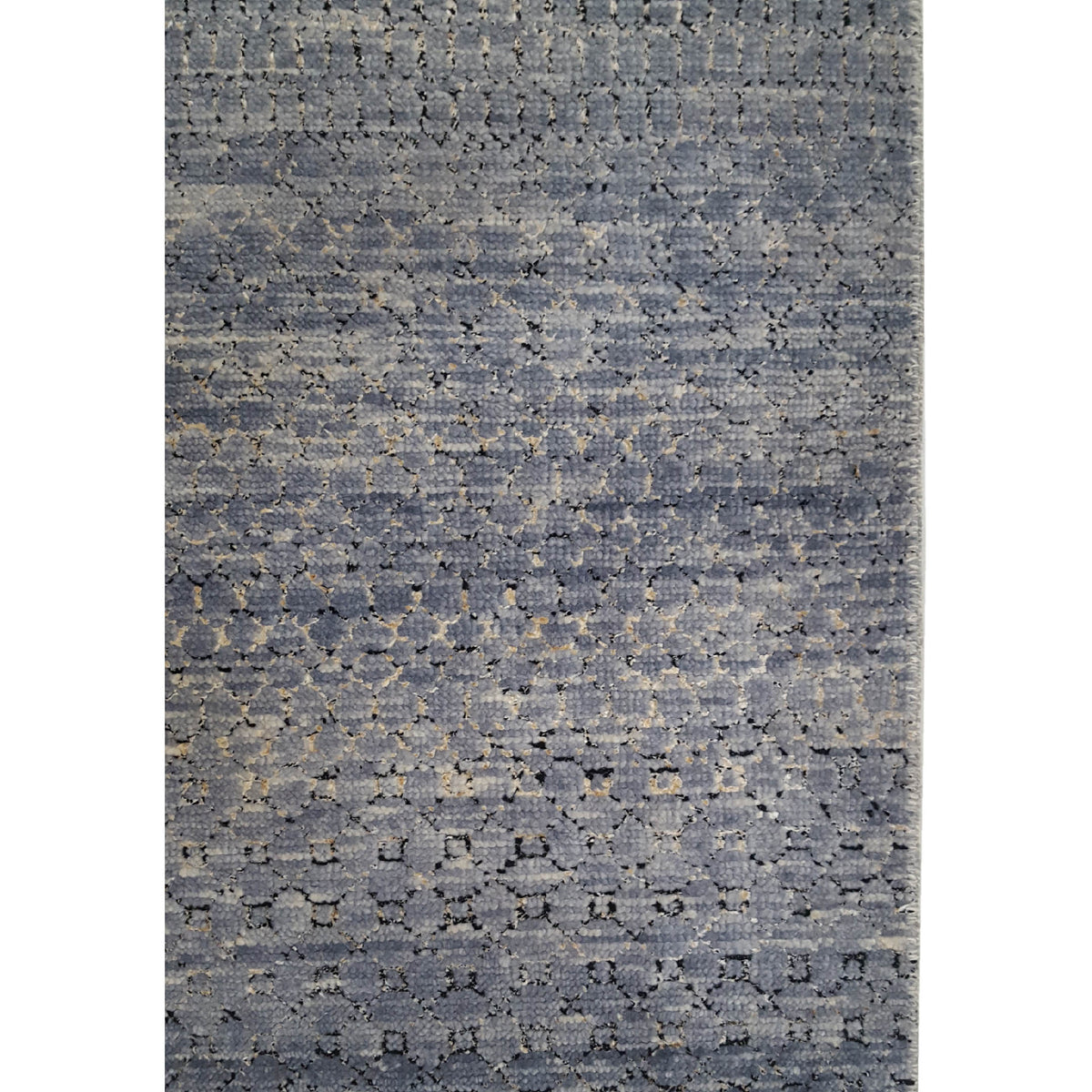 Pacific Soft Melody 40943 Grey Grey Transitional Hand Knotted Rug