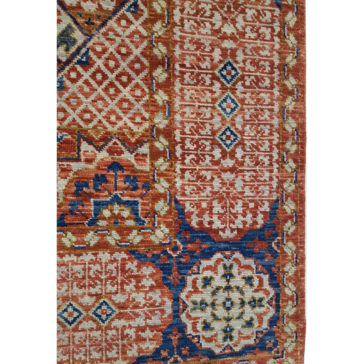 Pacific Anatolian Revival 40946 Orange Blue Transitional Hand Knotted Rug