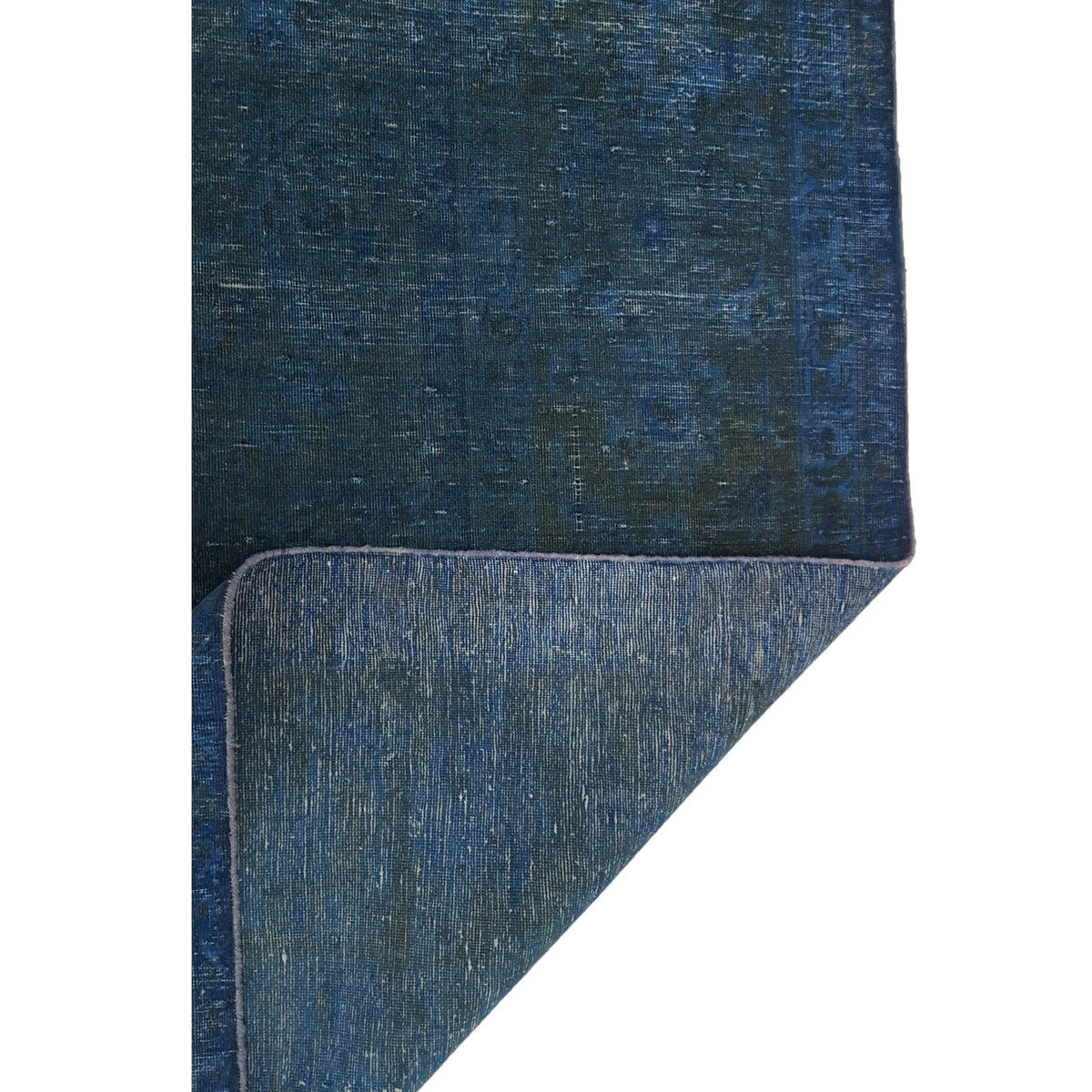 Pacific Overdyed 40947 Teal Teal Transitional Hand Knotted Rug