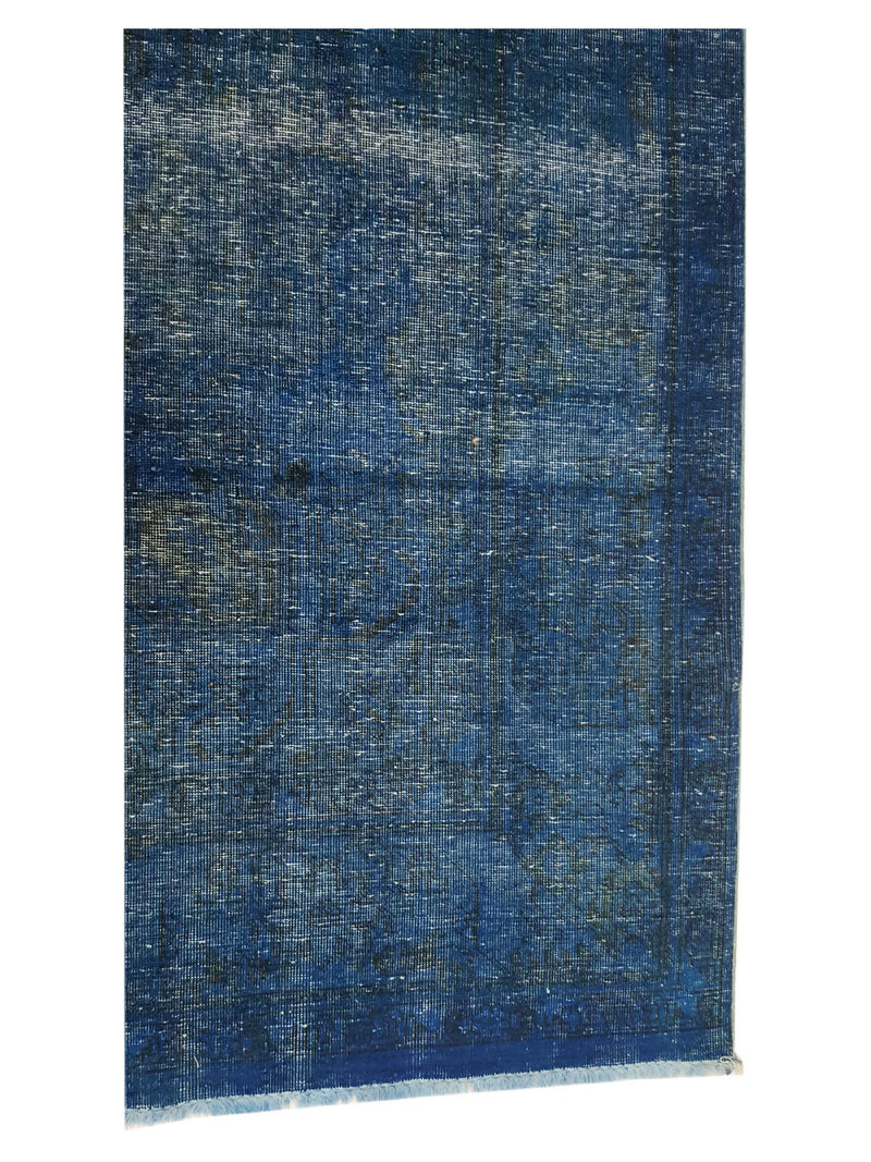 Pacific Overdyed 40952 Blue Blue Transitional Hand Knotted Rug