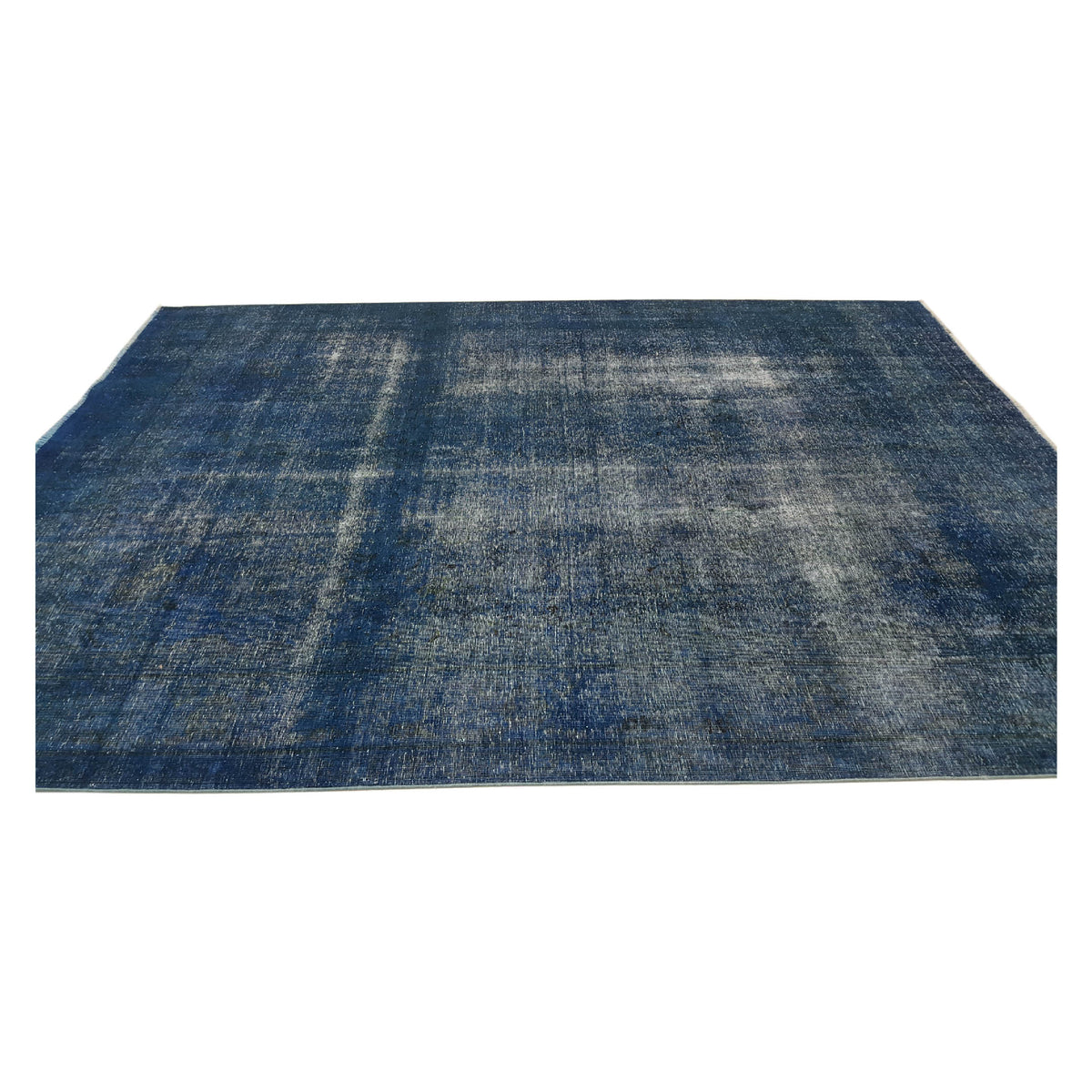 Pacific Overdyed 40952 Blue Blue Transitional Hand Knotted Rug