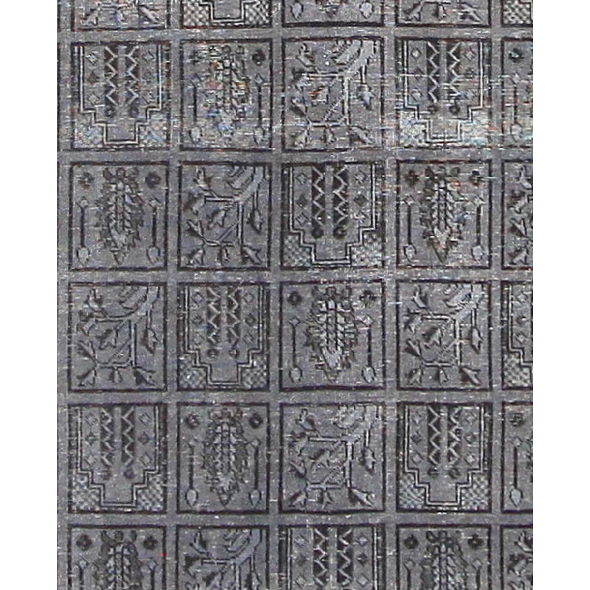 Pacific Vintage 40954 Grey Grey Vintage Hand Knotted Rug