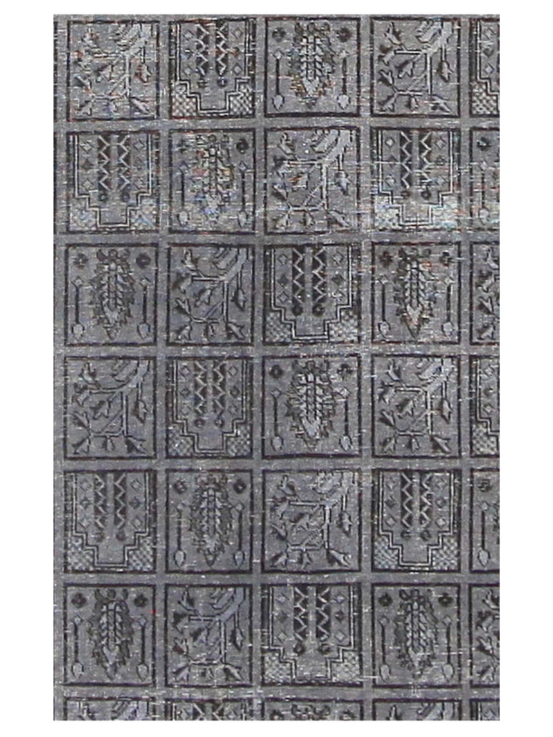 Pacific Vintage 40954 Grey Grey Vintage Hand Knotted Rug