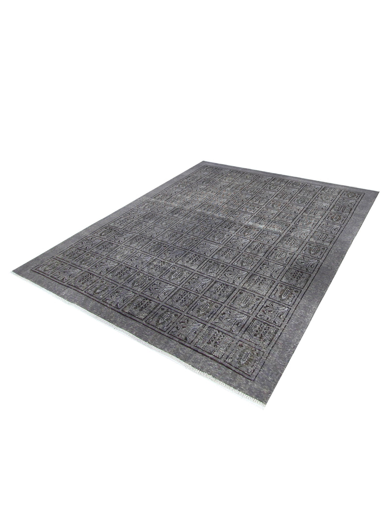 Pacific Vintage 40954 Grey Grey Vintage Hand Knotted Rug