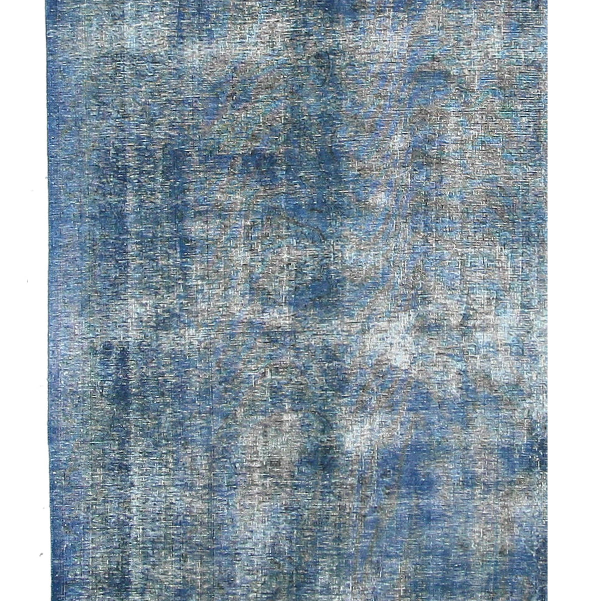 Pacific Overdyed 40955 Blue Blue Transitional Hand Knotted Rug