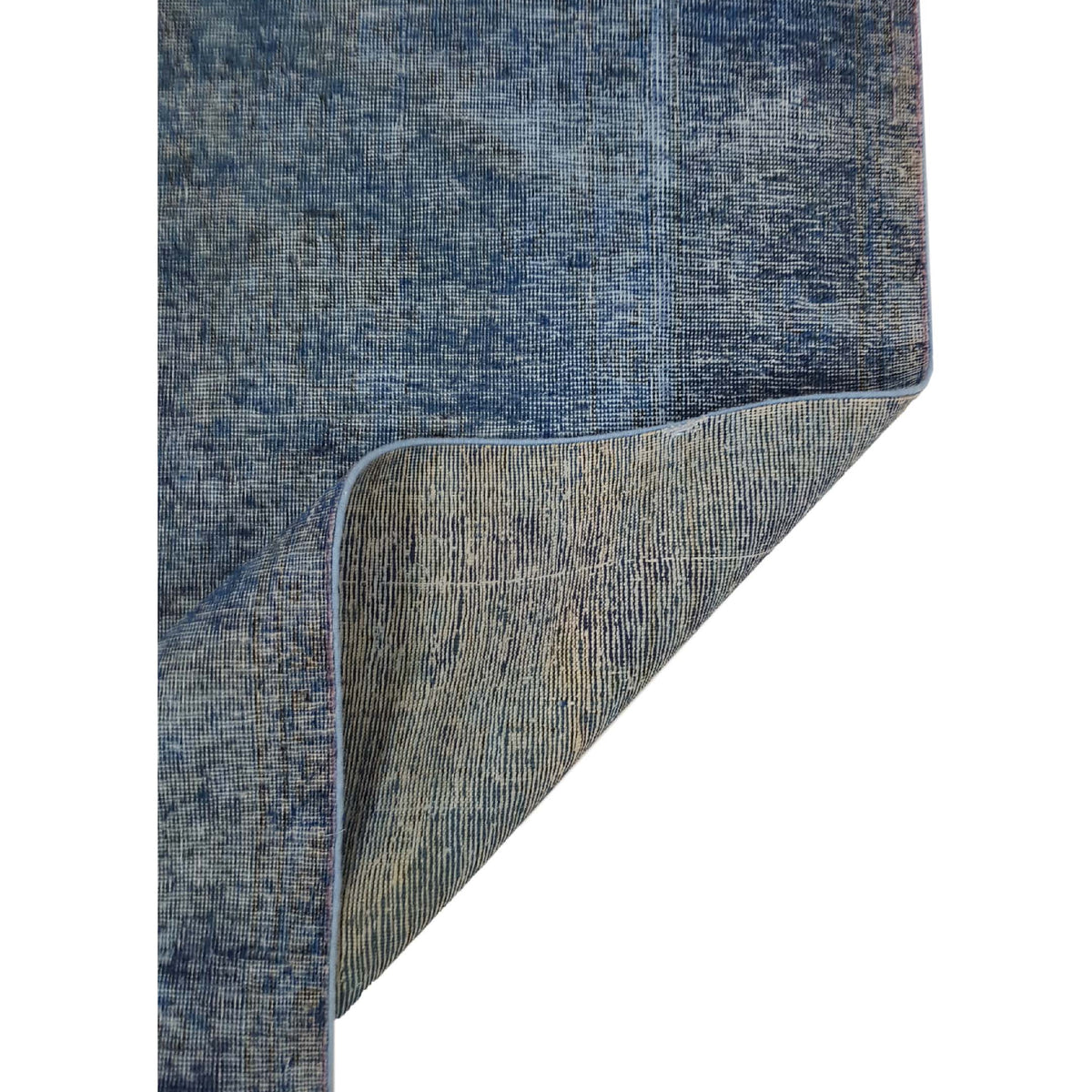Pacific Overdyed 40960 Blue Blue Transitional Hand Knotted Rug