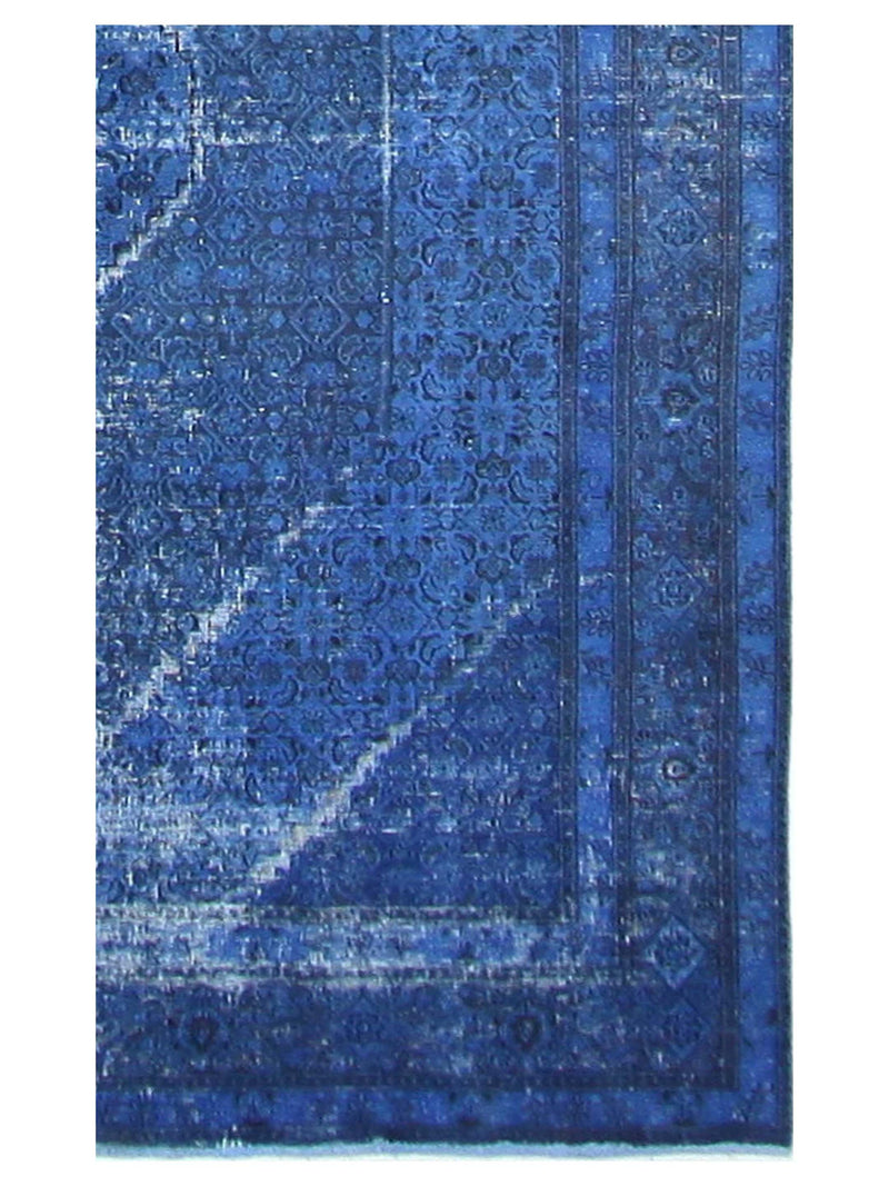 Pacific Vintage 40964 Blue Blue Vintage Hand Knotted Rug