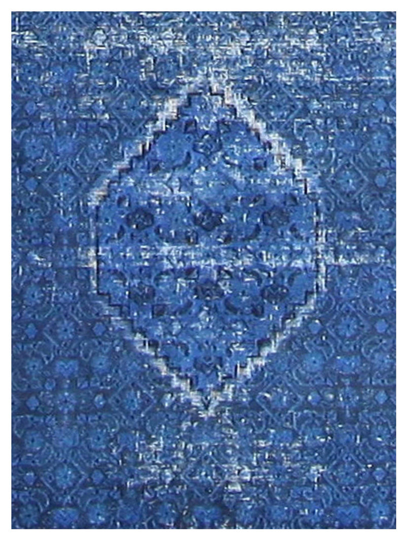 Pacific Vintage 40964 Blue Blue Vintage Hand Knotted Rug