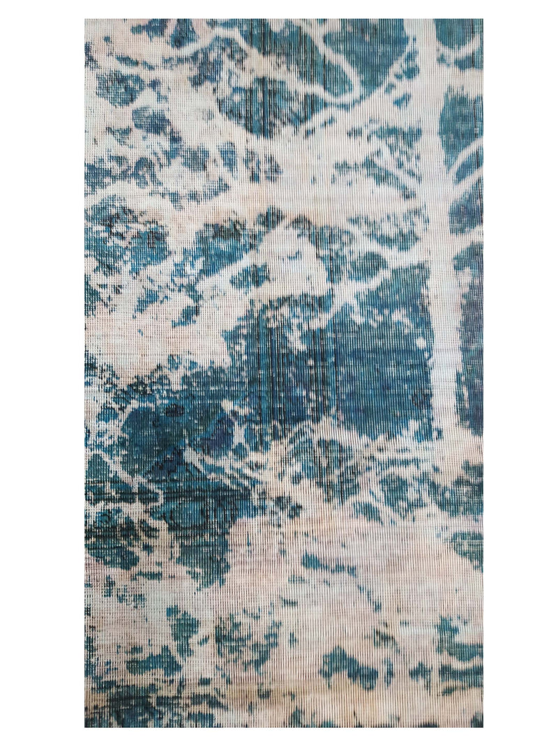 Pacific Overdyed 40967 Lt.Green Lt.Green Transitional Hand Knotted Rug