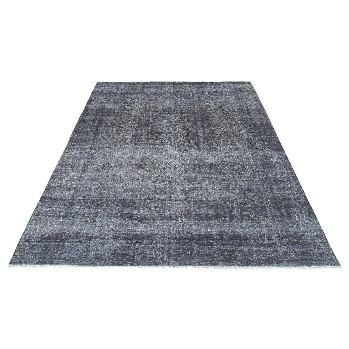 Pacific Overdyed 40969 Grey Grey Transitional Hand Knotted Rug
