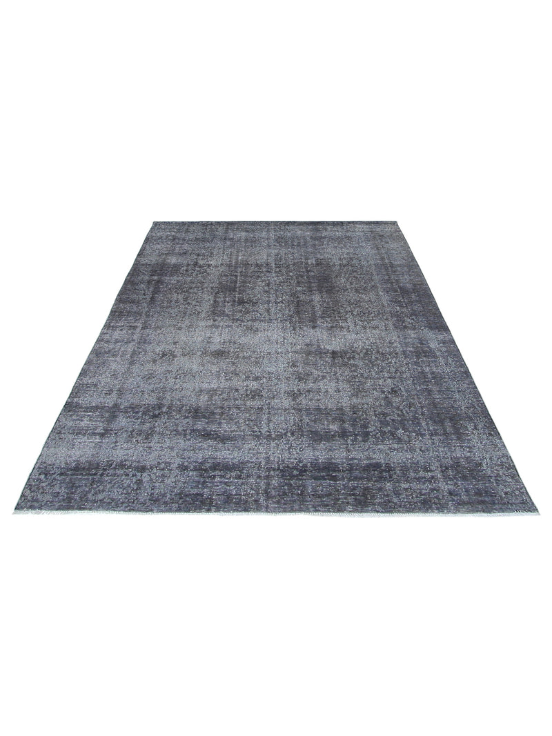 Pacific Overdyed 40969 Grey Grey Transitional Hand Knotted Rug