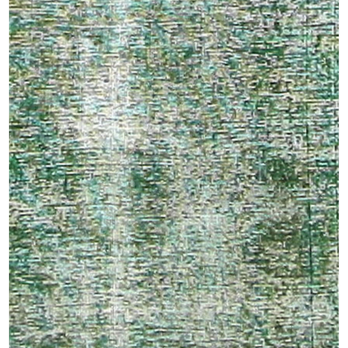 Pacific Overdyed 40970 Green Green Transitional Hand Knotted Rug