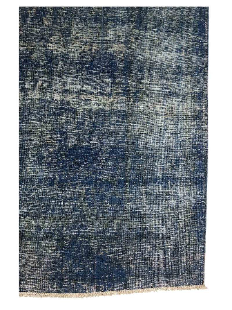 Pacific Overdyed 40972 Teal Teal Transitional Hand Knotted Rug