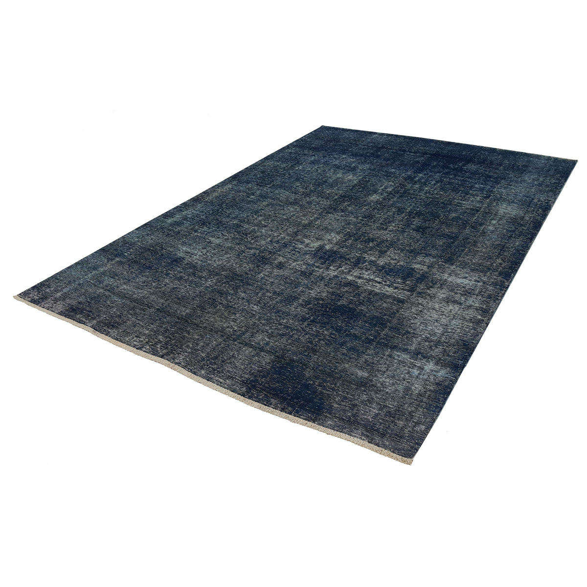 Pacific Overdyed 40972 Teal Teal Transitional Hand Knotted Rug