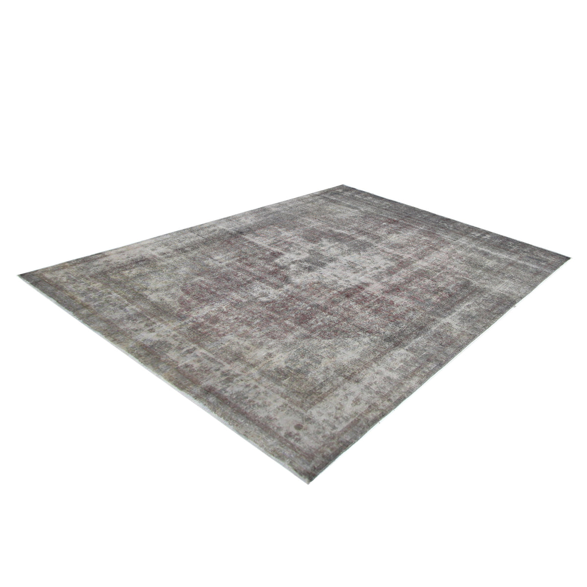 Pacific Overdyed 40973 Grey Grey Transitional Hand Knotted Rug